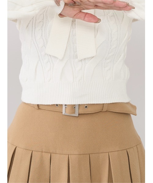 Darich ダーリッチ ケーブルアンサンブルニットトップス ケーブルアンサンブルニットトップス（ニット/セーター