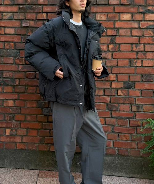 DRAW（ドロー）の「DRAW(ドロー) / デタッチャブルジップアップブルゾン（ブルゾン・メンズ・グレー/ブラック・MEDIUM/LARGE）」の16枚目の写真