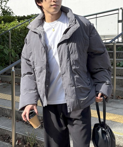 DRAW（ドロー）の「DRAW(ドロー) / デタッチャブルジップアップブルゾン（ブルゾン・メンズ・グレー/ブラック・MEDIUM/LARGE）」の18枚目の写真