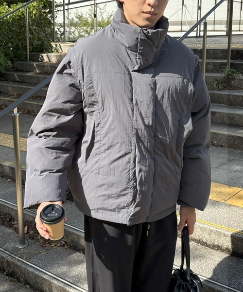 DRAW（ドロー）の「DRAW(ドロー) / デタッチャブルジップアップブルゾン（ブルゾン・メンズ・グレー/ブラック・MEDIUM/LARGE）」の20枚目の写真