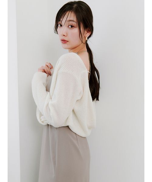 SNIDEL カシュクールカーデセットブラウス 新品未使用 SNIDEL スナイデル カシュクールカーデセットブラウス - メルカリ