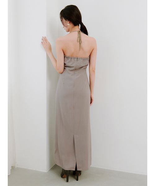 SNIDEL（スナイデル）の「カシュクールニットセットホルターワンピース（ワンピース・レディース・オフホワイト/グレー/ライトピンク・0/1）」の17枚目の写真