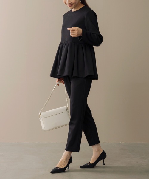 Sono(ソーノ)の「【SONO/ソーノ】ウエハース チュニックブラウス(シャツ/ブラウス・レディース・ブラック・F)」の5枚目の写真