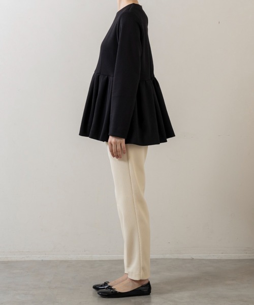 Sono(ソーノ)の「【SONO/ソーノ】ウエハース チュニックブラウス(シャツ/ブラウス・レディース・ブラック・F)」の7枚目の写真