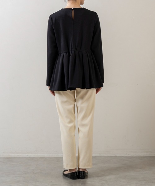 Sono(ソーノ)の「【SONO/ソーノ】ウエハース チュニックブラウス(シャツ/ブラウス・レディース・ブラック・F)」の8枚目の写真