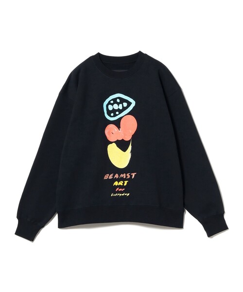 BEAMS T(ビームスティー)の「Mayumi Yamase ART FOR EVERYDAY CREW NECK(スウェット・メンズ・オリーブ/ライトグレー/ネイビー・X-SMALL/SMALL/MEDIUM/LARGE/X-LARGE/XX-LARGE)」の12枚目の写真