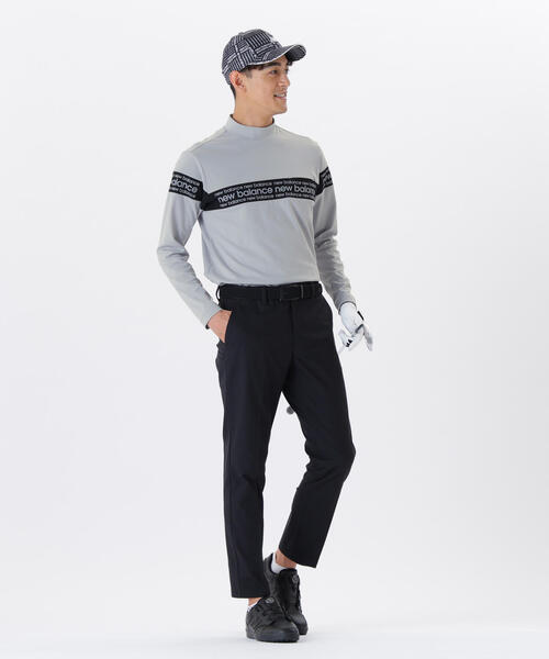 セール】【new balance golf】保形性 ストレッチ 長袖 モックネック