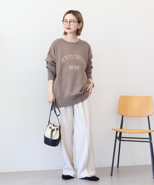 HORN GARMENT コットンニット URBAN RESEARCH DOORS ニット セーター コットンスラブKNIT レディース