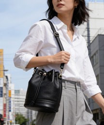 DEVICE ヴィンテージデザイン 巾着 ショルダーバッグ ハンドバッグ
