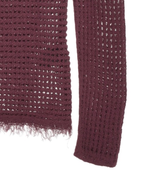 CURRENTAGE(カレンテージ)の「Mesh knit(ニット/セーター・レディース・レッド/ホワイト/ブラウン/ブラック・FREE)」の11枚目の写真