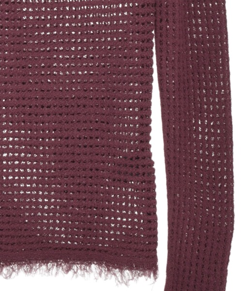 CURRENTAGE(カレンテージ)の「Mesh knit(ニット/セーター・レディース・レッド/ホワイト/ブラウン/ブラック・FREE)」の12枚目の写真