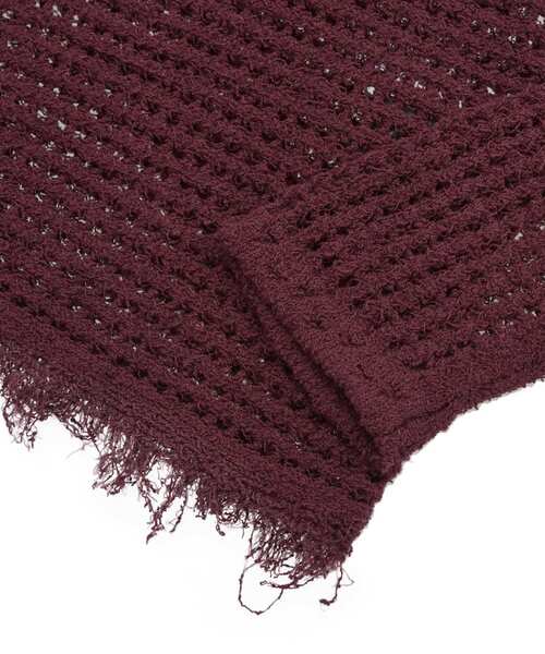 CURRENTAGE(カレンテージ)の「Mesh knit(ニット/セーター・レディース・レッド/ホワイト/ブラウン/ブラック・FREE)」の14枚目の写真