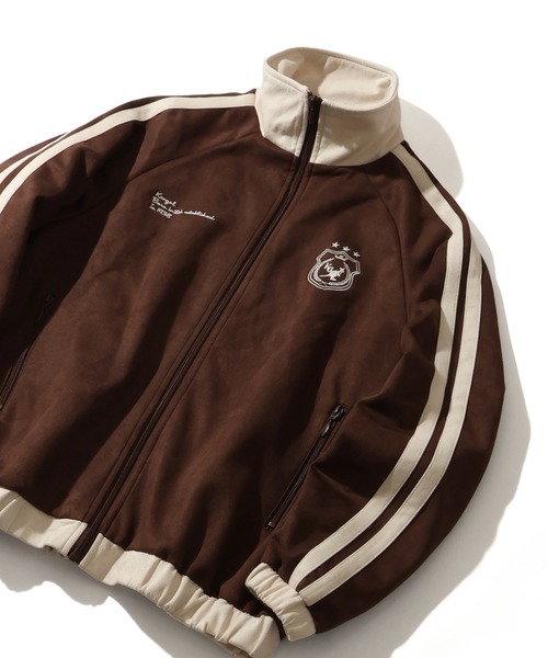 KANGOL（カンゴール）の「【KANGOL/カンゴール】別注 スエード トラックジャケット（その他アウター・メンズ・チャコール/ネイビー/ブラウン/アイボリー・M/L/XL）」の6枚目の写真