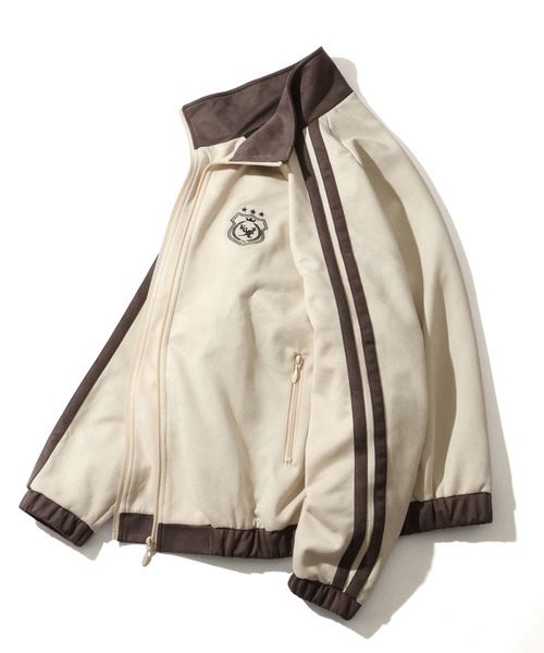 KANGOL（カンゴール）の「【KANGOL/カンゴール】別注 スエード トラックジャケット（その他アウター・メンズ・チャコール/ネイビー/ブラウン/アイボリー・M/L/XL）」の10枚目の写真