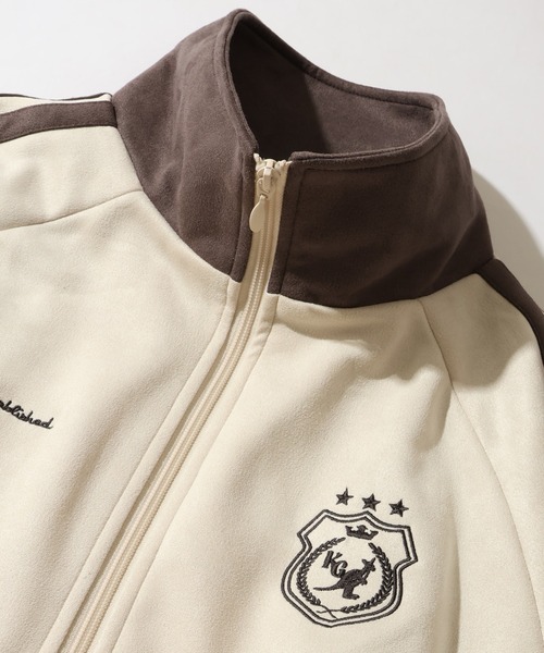 KANGOL（カンゴール）の「【KANGOL/カンゴール】別注 スエード トラックジャケット（その他アウター・メンズ・チャコール/ネイビー/ブラウン/アイボリー・M/L/XL）」の12枚目の写真