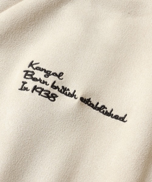 KANGOL（カンゴール）の「【KANGOL/カンゴール】別注 スエード トラックジャケット（その他アウター・メンズ・チャコール/ネイビー/ブラウン/アイボリー・M/L/XL）」の14枚目の写真
