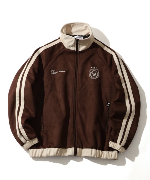 KANGOL（カンゴール）の「【KANGOL/カンゴール】別注 スエード トラックジャケット（その他アウター・メンズ・チャコール/ネイビー/ブラウン/アイボリー・M/L/XL）」の21枚目の写真