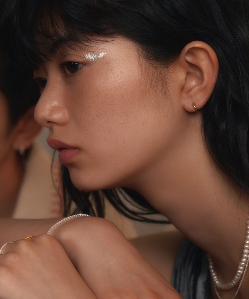whoseA(フーシー)の「【silver925】CircleHoopPierce8mm/サークルミニフープピアス8mm(ピアス(両耳用)・レディース・シルバー/ゴールド・FREE)」の16枚目の写真