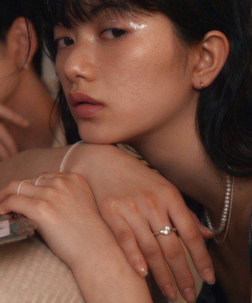 whoseA(フーシー)の「【silver925】CircleHoopPierce8mm/サークルミニフープピアス8mm(ピアス(両耳用)・レディース・シルバー/ゴールド・FREE)」の17枚目の写真
