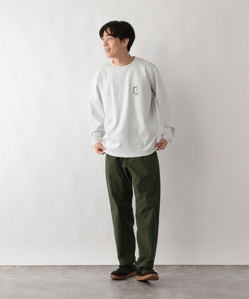 GLOBAL WORK（グローバルワーク）の「クリーンイージーチノ/595952（その他パンツ・メンズ・カーキ/ライトベージュ/ブラック/ネイビー・MEDIUM/LARGE/X-LARGE/SMALL）」の18枚目の写真