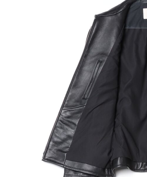 ラムナッパレザーライダースジャケット（ライダースジャケット）｜NANO