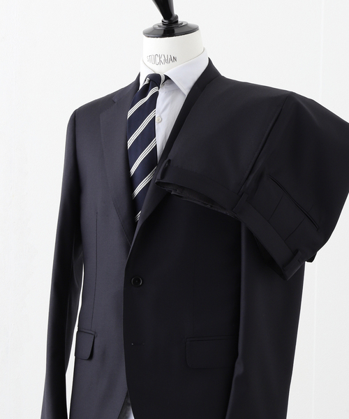 D.OLIVER 3ボタン ロロピアーナ(サージ)（スーツセット）｜EDIFICE