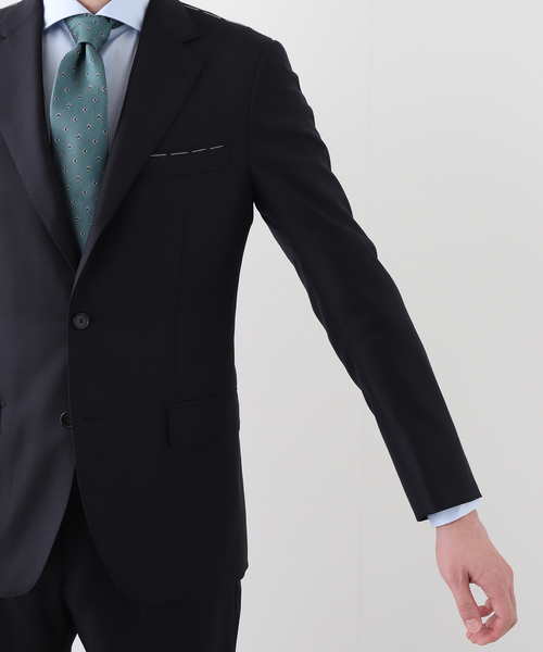 D.OLIVER 3ボタン ロロピアーナ(サージ)（スーツセット）｜EDIFICE