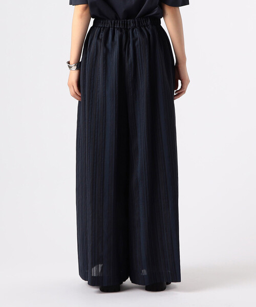 Gabardine K.T（ギャバジンケーティー）の「ジャカードストライプ タックワイドパンツ（その他パンツ・レディース・ダークネイビー・9号/7号）」の6枚目の写真