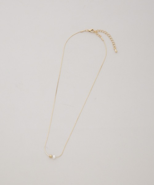 NANO universe(ナノユニバース)の「ミニチャームネックレス(ネックレス・レディース・シルバー/ゴールド・F)」の4枚目の写真