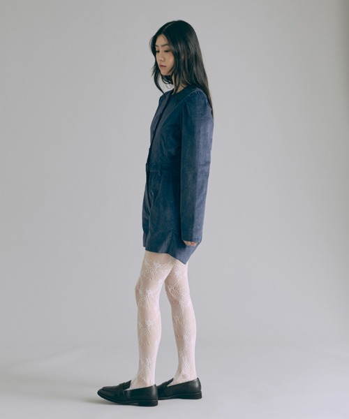 EN NEUME（エンノイム）の「Lady Classic Short Jumpsuits（サロペット/オーバーオール・レディース・ブルー/ブラック/アイボリー・0/1）」の8枚目の写真