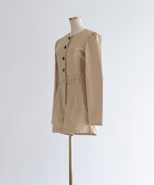 EN NEUME（エンノイム）の「Lady Classic Short Jumpsuits（サロペット/オーバーオール・レディース・ブルー/ブラック/アイボリー・0/1）」の11枚目の写真