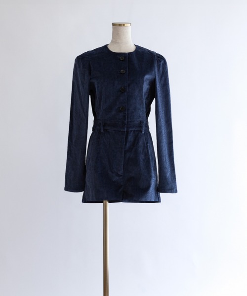 EN NEUME（エンノイム）の「Lady Classic Short Jumpsuits（サロペット/オーバーオール・レディース・ブルー/ブラック/アイボリー・0/1）」の14枚目の写真