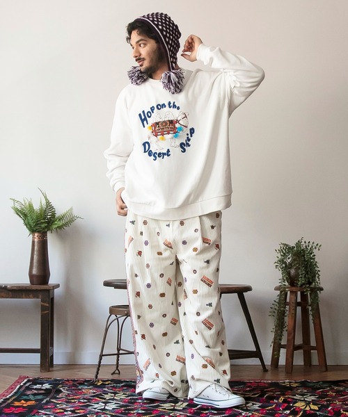 チャイハネ（チャイハネ）の「【チャイハネ】パプリ耳付きニットキャップ（ニットキャップ/ビーニー・レディース・パープル・FREE）」の8枚目の写真