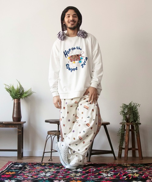 チャイハネ（チャイハネ）の「【チャイハネ】パプリ耳付きニットキャップ（ニットキャップ/ビーニー・レディース・パープル・FREE）」の9枚目の写真