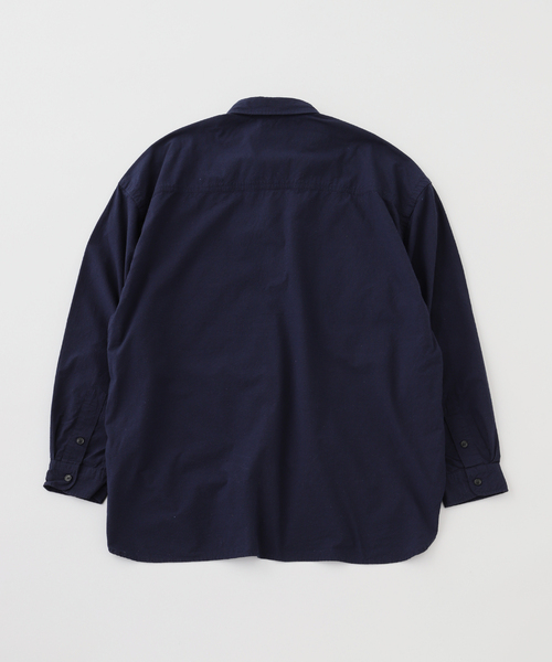JOURNAL STANDARD(ジャーナルスタンダード)の「SANMONT コットンシルクネップ ワークシャツ(シャツ/ブラウス・メンズ・ネイビー・2/3)」の5枚目の写真
