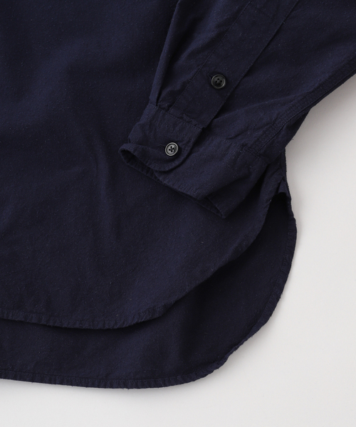 JOURNAL STANDARD(ジャーナルスタンダード)の「SANMONT コットンシルクネップ ワークシャツ(シャツ/ブラウス・メンズ・ネイビー・2/3)」の3枚目の写真