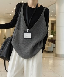 NOLITA LABORATORY（ノリータラボラトリー）の「【 NOLITA / ノリータ 】 ゆったり オーバーサイズ ニットベスト レディース  重ね着 Vネック ニット シンプル 無地 2色展開（ベスト）」