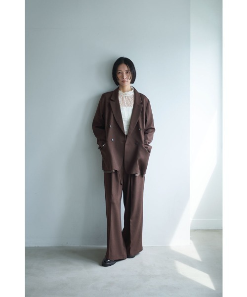 marjour（マージュール）の「BELTED BROWN PANTS（スラックス・レディース・ブラウン・M）」の15枚目の写真