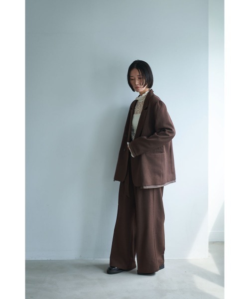 marjour（マージュール）の「BELTED BROWN PANTS（スラックス・レディース・ブラウン・M）」の11枚目の写真