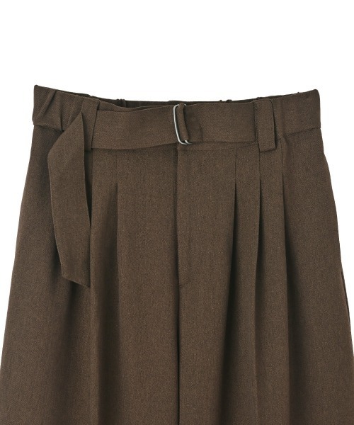 marjour（マージュール）の「BELTED BROWN PANTS（スラックス・レディース・ブラウン・M）」の8枚目の写真