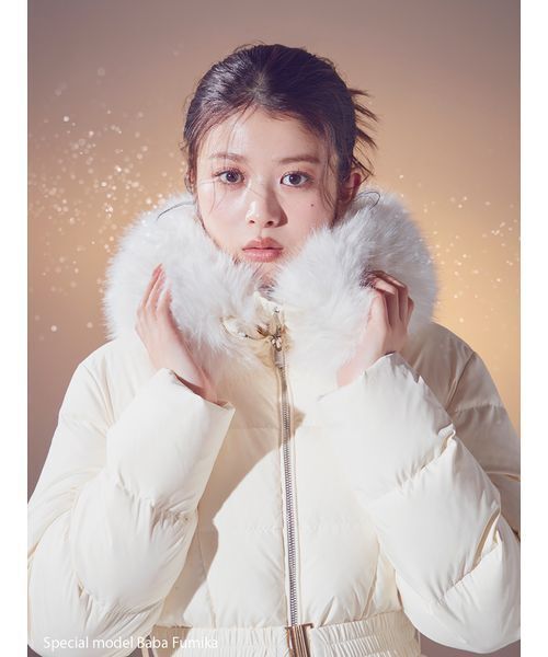 00サイズあり】スタイルアップフレンチダウンロングコート（ダウン