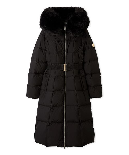 セール】【00サイズあり】スタイルアップフレンチダウンロングコート