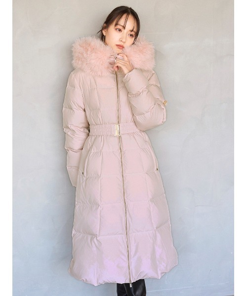 00サイズあり】スタイルアップフレンチダウンロングコート（ダウン