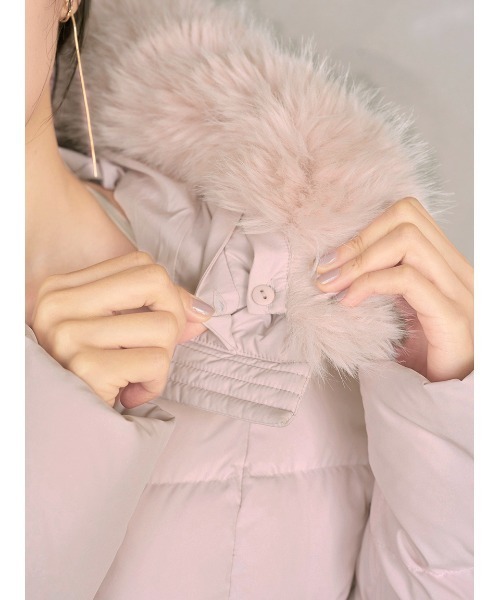 セール】【00サイズあり】スタイルアップフレンチダウンロングコート