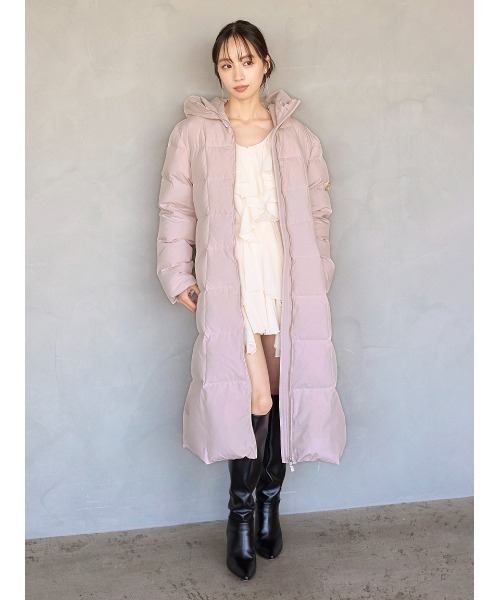 00サイズあり】スタイルアップフレンチダウンロングコート（ダウン