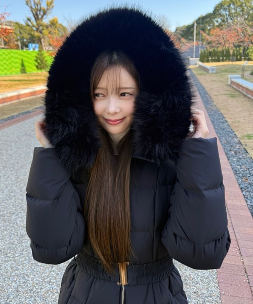 00サイズあり】スタイルアップフレンチダウンロングコート（ダウン