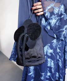 sahara（サハラ）の「Flower Motif Drawstring Bag/フラワーモチーフドローストリングバッグ（ショルダーバッグ）」