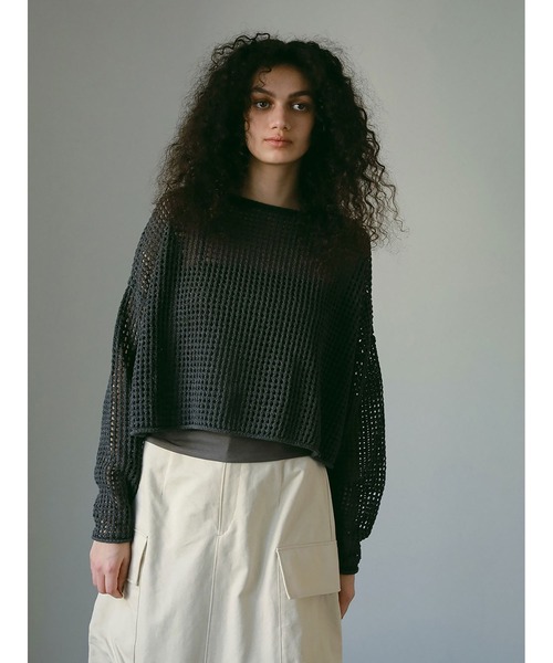 ブランド古着】HER.｜ハーのニット/セーター（グレー/灰色系・無地