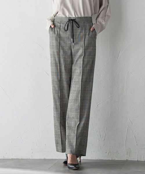 la.f…（ラエフ）の「【WEB限定】"ウエストゴムで快適"ワイドパンツ≪洗濯機で洗える≫（その他パンツ・レディース・キャメル/ブラック系その他/ブラック・11号/9号/7号）」の22枚目の写真