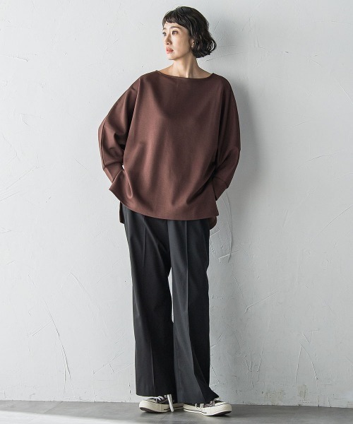 la.f…（ラエフ）の「【WEB限定】"ウエストゴムで快適"ワイドパンツ≪洗濯機で洗える≫（その他パンツ・レディース・キャメル/ブラック系その他/ブラック・11号/9号/7号）」の18枚目の写真